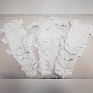 Plain White Gerber Onsies